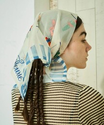 LY（エルワイ）の「【LY×BRIGITTE TANAKA/エルワイ ブリジット タナカ】BT Scarf シアースカーフ（バンダナ/スカーフ）」