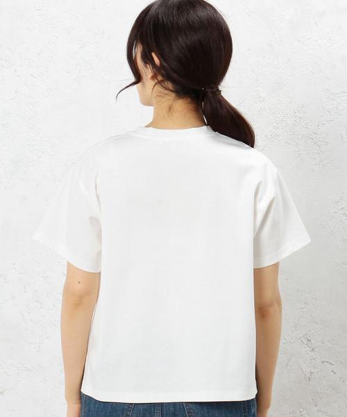 green label relaxing(グリーンレーベルリラクシング)の「KC ポンチ ビッグTシャツ SSL◆(Tシャツ/カットソー・レディース・オフホワイト/ブラウン/ネイビー・38/40)」の11枚目の写真