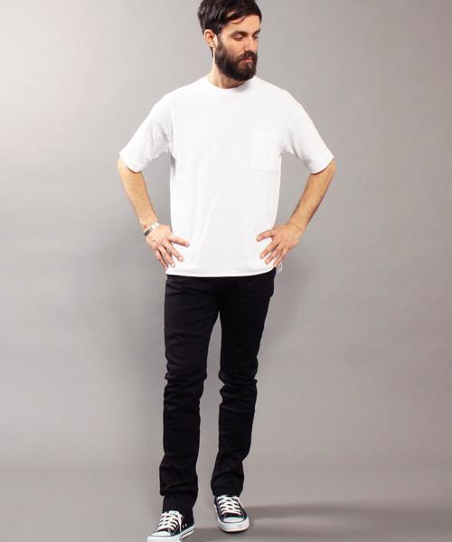 BEAUTY&YOUTH UNITED ARROWS（ビューティーアンドユースユナイテッドアローズ）の「BY ∴ ビッグ ピケ フォルム カットソー MADE IN JAPAN◆（Tシャツ/カットソー・メンズ・オリーブ/ホワイト/ブラック・X-LARGE/SMALL/MEDIUM/LARGE）」の9枚目の写真