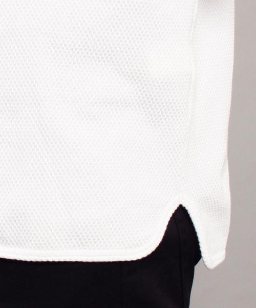 BEAUTY&YOUTH UNITED ARROWS（ビューティーアンドユースユナイテッドアローズ）の「BY ∴ ビッグ ピケ フォルム カットソー MADE IN JAPAN◆（Tシャツ/カットソー・メンズ・オリーブ/ホワイト/ブラック・X-LARGE/SMALL/MEDIUM/LARGE）」の14枚目の写真