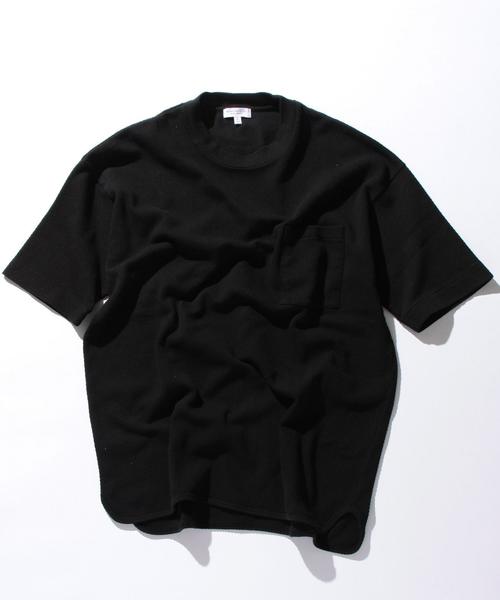 BEAUTY&YOUTH UNITED ARROWS（ビューティーアンドユースユナイテッドアローズ）の「BY ∴ ビッグ ピケ フォルム カットソー MADE IN JAPAN◆（Tシャツ/カットソー・メンズ・オリーブ/ホワイト/ブラック・X-LARGE/SMALL/MEDIUM/LARGE）」の16枚目の写真