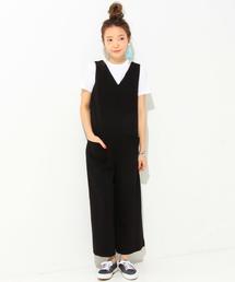 Another Edition | 【予約】【WEB店舗限定】ポンチVネックオールインワン/ aeBC ポンチ V/N AIO(つなぎ/オールインワン)