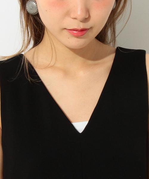 Another Edition（アナザーエディション）の「【WEB店舗限定】ポンチVネックオールインワン/ aeBC ポンチ V/N AIO◆（つなぎ/オールインワン・レディース・ブラック/オリーブ/シャーベット・フリー）」の8枚目の写真