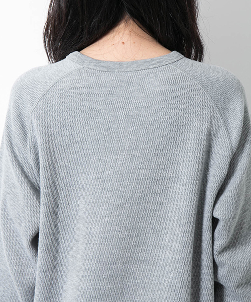 Champion(チャンピオン)の「Champion / チャンピオン × AMERICAN RAG CIE 別注 ミリタリーサーマルワンピース(ワンピース・レディース・オフホワイト/ブラック/トップグレー・FREE)」の17枚目の写真