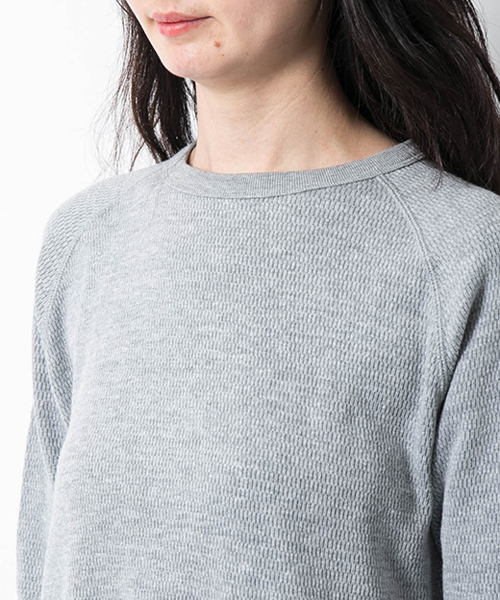 Champion(チャンピオン)の「Champion / チャンピオン × AMERICAN RAG CIE 別注 ミリタリーサーマルワンピース(ワンピース・レディース・オフホワイト/ブラック/トップグレー・FREE)」の7枚目の写真