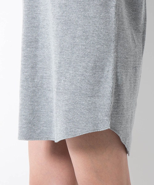 Champion(チャンピオン)の「Champion / チャンピオン × AMERICAN RAG CIE 別注 ミリタリーサーマルワンピース(ワンピース・レディース・オフホワイト/ブラック/トップグレー・FREE)」の9枚目の写真