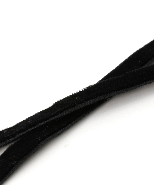 SLY（スライ）の「VELVET CHOKER（ネックレス・レディース・ブラック/ライトパープル/ワインレッド・FREE）」の5枚目の写真