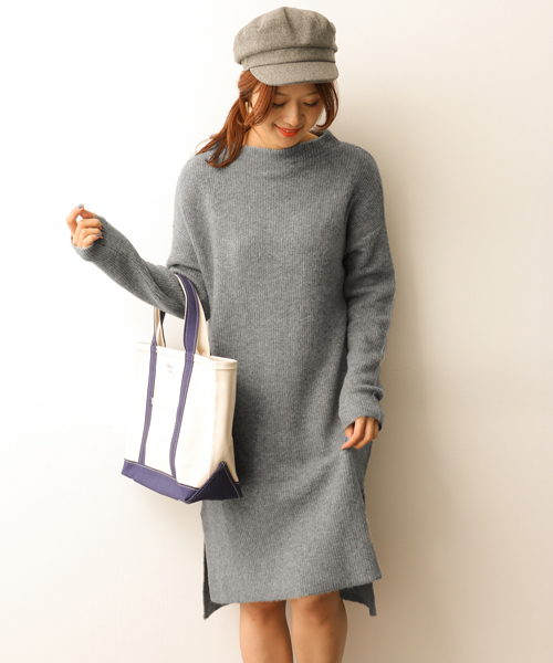 Urban Research Doors アーバンリサーチドアーズ の ボトルネックルーズワンピース ワンピース Wear