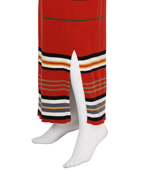 Ungrid（アングリッド）の「マルチボーダーニットワンピース（ワンピース・レディース・グレー/レッド・FREE）」の10枚目の写真