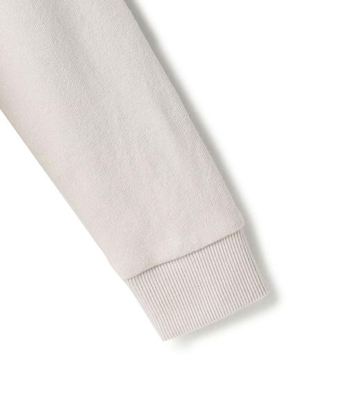 green label relaxing（グリーンレーベルリラクシング）の「【KIDS】ウラケ クマパッチワークプルオーバー ロングスリーブ◆（スウェット・キッズ・ライトグレー/ベージュ・125/105/115/95）」の11枚目の写真