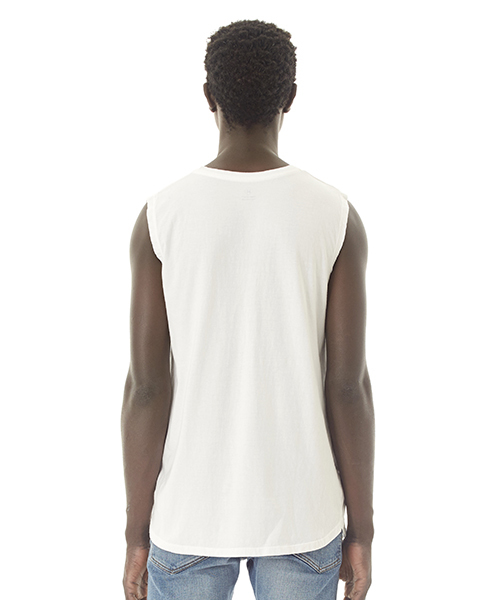DAILY STANDARD by SANDINISTA（デイリースタンダードバイサンディニスタ）の「Cadet Sleeveless Pocket Tee / スリーブレスポケットトップ（タンクトップ・メンズ・ネイビー/チャコールグレー/ホワイト/ブラック/ヘザーグレー・X-LARGE/MEDIUM/X-SMALL/LARGE/SMALL）」の17枚目の写真