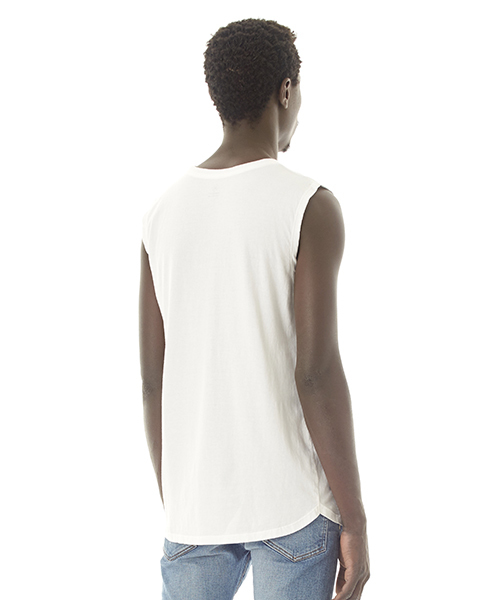 DAILY STANDARD by SANDINISTA（デイリースタンダードバイサンディニスタ）の「Cadet Sleeveless Pocket Tee / スリーブレスポケットトップ（タンクトップ・メンズ・ネイビー/チャコールグレー/ホワイト/ブラック/ヘザーグレー・X-LARGE/MEDIUM/X-SMALL/LARGE/SMALL）」の18枚目の写真