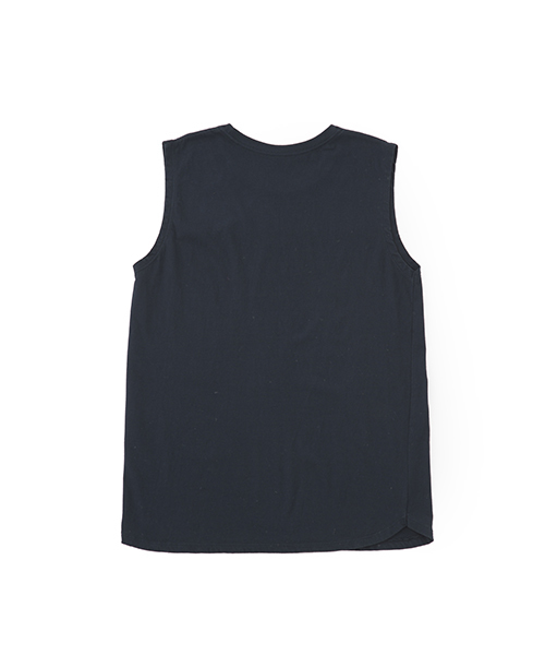 DAILY STANDARD by SANDINISTA（デイリースタンダードバイサンディニスタ）の「Cadet Sleeveless Pocket Tee / スリーブレスポケットトップ（タンクトップ・メンズ・ネイビー/チャコールグレー/ホワイト/ブラック/ヘザーグレー・X-LARGE/MEDIUM/X-SMALL/LARGE/SMALL）」の9枚目の写真
