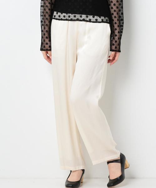 Another Edition(アナザーエディション)の「サテンイージーパンツ●(その他パンツ・レディース・ブラック/ナチュラル/レッド・FREE)」の3枚目の写真