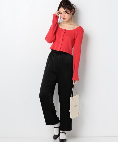 Another Edition(アナザーエディション)の「サテンイージーパンツ●(その他パンツ・レディース・ブラック/ナチュラル/レッド・FREE)」の15枚目の写真