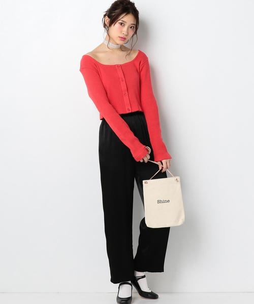 Another Edition(アナザーエディション)の「サテンイージーパンツ●(その他パンツ・レディース・ブラック/ナチュラル/レッド・FREE)」の9枚目の写真