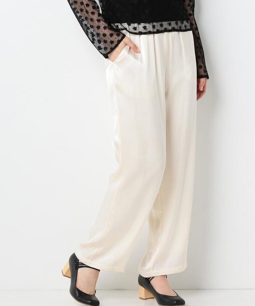 Another Edition(アナザーエディション)の「サテンイージーパンツ●(その他パンツ・レディース・ブラック/ナチュラル/レッド・FREE)」の12枚目の写真