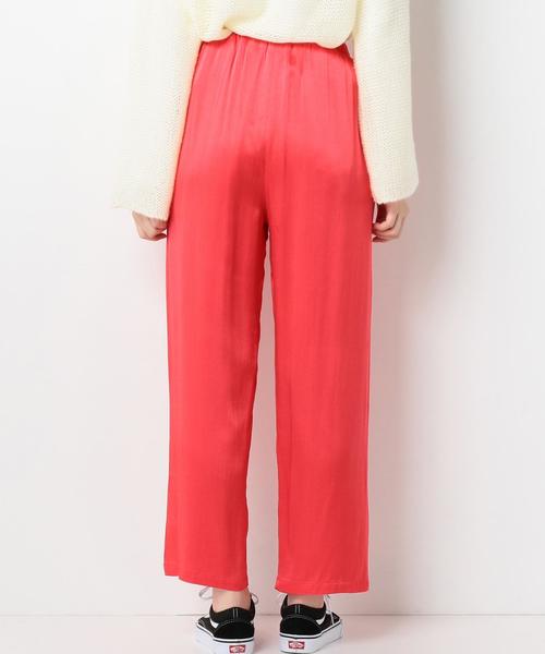 Another Edition(アナザーエディション)の「サテンイージーパンツ●(その他パンツ・レディース・ブラック/ナチュラル/レッド・FREE)」の4枚目の写真