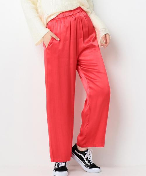 Another Edition(アナザーエディション)の「サテンイージーパンツ●(その他パンツ・レディース・ブラック/ナチュラル/レッド・FREE)」の6枚目の写真
