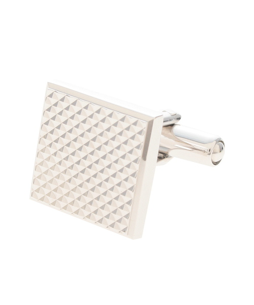 TAKEO KIKUCHI（タケオキクチ）の「ダイヤカットカフス[ メンズ カフス 結婚式 ]（カフリンクス・メンズ・シルバー・00）」の5枚目の写真