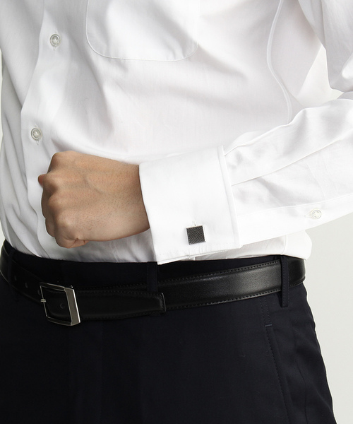 TAKEO KIKUCHI（タケオキクチ）の「ダイヤカットカフス[ メンズ カフス 結婚式 ]（カフリンクス・メンズ・シルバー・00）」の2枚目の写真