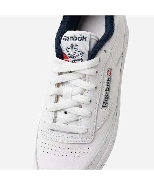 Reebok(リーボック)の「クラブシー CLUB C 85(スニーカー・メンズ・ブラック/ホワイト/ホワイト×グリーン/ブラック×ホワイト/ホワイト×ネイビー/ホワイト系その他・26.0cm/27.5cm/28.0cm/30.0cm/26.5cm/29.5cm/27.0cm/29.0cm/25.5cm/28.5cm/25.0cm/24.0cm/23.0cm/23.5cm/24.5cm/22.5cm/22.5㎝)」の8枚目の写真