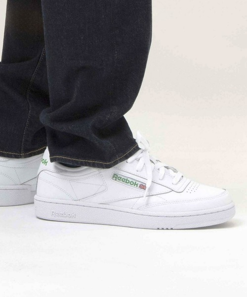 Reebok(リーボック)の「クラブシー/ CLUB C 85(スニーカー・メンズ・ブラック/ホワイト/ホワイト×グリーン/ブラック×ホワイト/ホワイト×ネイビー/ホワイト系その他/ホワイト系その他2・26.0cm/27.5cm/28.0cm/30.0cm/26.5cm/29.5cm/27.0cm/29.0cm/25.5cm/28.5cm/25.0cm/24.0cm/23.0cm/23.5cm/24.5cm/22.5cm/22.5㎝/31cm)」の20枚目の写真