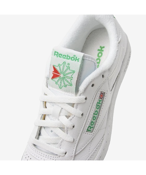 Reebok(リーボック)の「クラブシー/ CLUB C 85(スニーカー・メンズ・ブラック/ホワイト/ホワイト×グリーン/ブラック×ホワイト/ホワイト×ネイビー/ホワイト系その他/ホワイト系その他2・26.0cm/27.5cm/28.0cm/30.0cm/26.5cm/29.5cm/27.0cm/29.0cm/25.5cm/28.5cm/25.0cm/24.0cm/23.0cm/23.5cm/24.5cm/22.5cm/22.5㎝/31cm)」の16枚目の写真