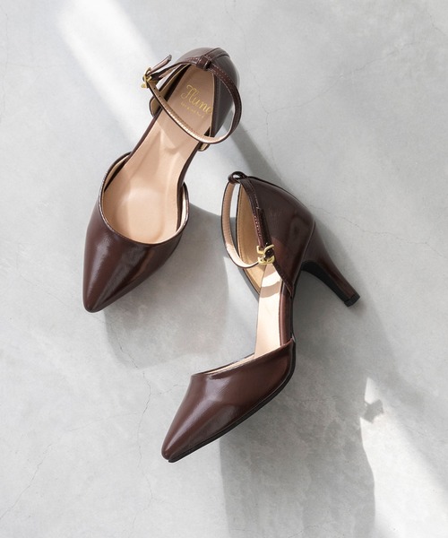 flune(フリューン)の「7.5cmヒール セパレートストラップパンプス(パンプス・レディース・アイボリー/スモークピンク/グリーン/ネイビー/パイソン/ゴールド/ストライプ/ブラック/グレイッシュベージュ/その他/キャメル/ブラック系その他/グレー/サーモンピンク/ブラック系その他2/ブラウン系その他/グレー系その他/ダークグレー/レッド/ナチュラル/ピンク系その他/ブラック系その他3/ラベンダー/パープル/イエロー/ブルー系その他/その他1/ブラック系その他5/ブラック系その他4/シャンパン/ドット/グレー系その他2/チャコールグレー/ブラック系その他6/グレー系その他3/ピンク系その他2/ブラックミックス/レオパード/アッシュグレー/ゴールド系その他/ボルドー/グレー系その他4/ブラック系その他7/アイボリー系/ベージュ系その他/シルバー/ブラウン/ホワイト×グレー/ダークブラウン・25.5cm/25.0cm/22.0cm/22.5cm/21.5cm/24.0cm/23.0cm/24.5cm/23.5cm/26.0cm/26.5cm/20.5cm/21.0cm)」の19枚目の写真