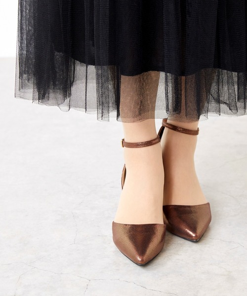 flune(フリューン)の「7.5cmヒール セパレートストラップパンプス(パンプス・レディース・アイボリー/スモークピンク/グリーン/ネイビー/パイソン/ゴールド/ストライプ/ブラック/グレイッシュベージュ/その他/キャメル/ブラック系その他/グレー/サーモンピンク/ブラック系その他2/ブラウン系その他/グレー系その他/ダークグレー/レッド/ナチュラル/ピンク系その他/ブラック系その他3/ラベンダー/パープル/イエロー/ブルー系その他/その他1/ブラック系その他5/ブラック系その他4/シャンパン/ドット/グレー系その他2/チャコールグレー/ブラック系その他6/グレー系その他3/ピンク系その他2/ブラックミックス/レオパード/アッシュグレー/ゴールド系その他/ボルドー/グレー系その他4/ブラック系その他7/アイボリー系/ベージュ系その他/シルバー/ブラウン/ホワイト×グレー/ダークブラウン・25.5cm/25.0cm/22.0cm/22.5cm/21.5cm/24.0cm/23.0cm/24.5cm/23.5cm/26.0cm/26.5cm/20.5cm/21.0cm)」の20枚目の写真