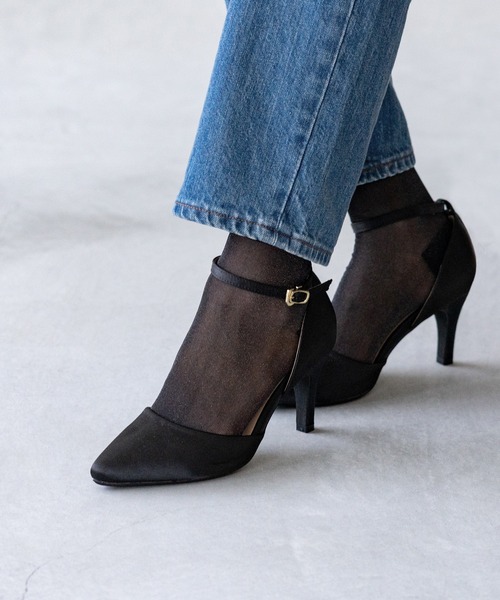 flune(フリューン)の「7.5cmヒール セパレートストラップパンプス(パンプス・レディース・アイボリー/スモークピンク/グリーン/ネイビー/パイソン/ゴールド/ストライプ/ブラック/グレイッシュベージュ/その他/キャメル/ブラック系その他/グレー/サーモンピンク/ブラック系その他2/ブラウン系その他/グレー系その他/ダークグレー/レッド/ナチュラル/ピンク系その他/ブラック系その他3/ラベンダー/パープル/イエロー/ブルー系その他/その他1/ブラック系その他5/ブラック系その他4/シャンパン/ドット/グレー系その他2/チャコールグレー/ブラック系その他6/グレー系その他3/ピンク系その他2/ブラックミックス/レオパード/アッシュグレー/ゴールド系その他/ボルドー/グレー系その他4/ブラック系その他7/アイボリー系/ベージュ系その他/シルバー/ブラウン/ホワイト×グレー/ダークブラウン・25.5cm/25.0cm/22.0cm/22.5cm/21.5cm/24.0cm/23.0cm/24.5cm/23.5cm/26.0cm/26.5cm/20.5cm/21.0cm)」の10枚目の写真