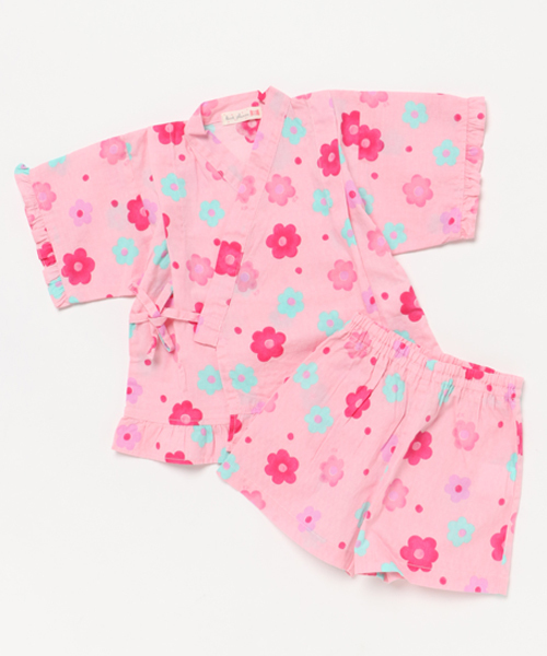 Kp ケーピー の 花柄のかわいいの総柄甚平 浴衣 Wear