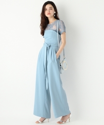 A part by | 【WEB限定アイテム/結婚式にも】レース２Ｐサロペット　761656 (サロペット/オーバーオール)