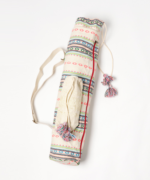 mauve STELLAR HOLLYWOOD(モーブステラハリウッド)の「ヨガマットバッグ(トートバッグ・レディース・ブルー/オレンジ/ホワイト/ピンク・FREE)」の3枚目の写真