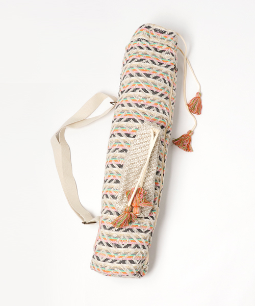 mauve STELLAR HOLLYWOOD(モーブステラハリウッド)の「ヨガマットバッグ(トートバッグ・レディース・ブルー/オレンジ/ホワイト/ピンク・FREE)」の4枚目の写真