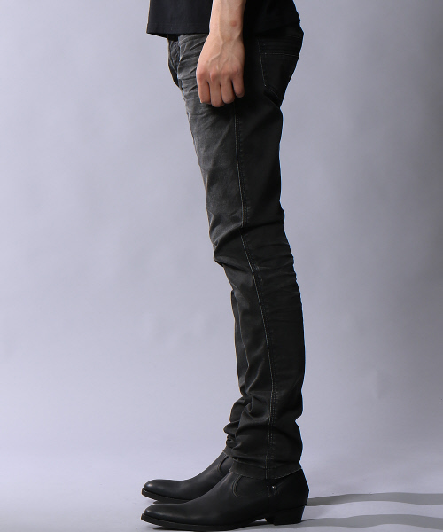 5351 POUR LES HOMMES（ゴーサンゴーイチプールオム）の「ブラックコーティングストレッチチノパン（チノパンツ・メンズ・ブラック/ボルドー/カーキ・44/46/48/50）」の20枚目の写真