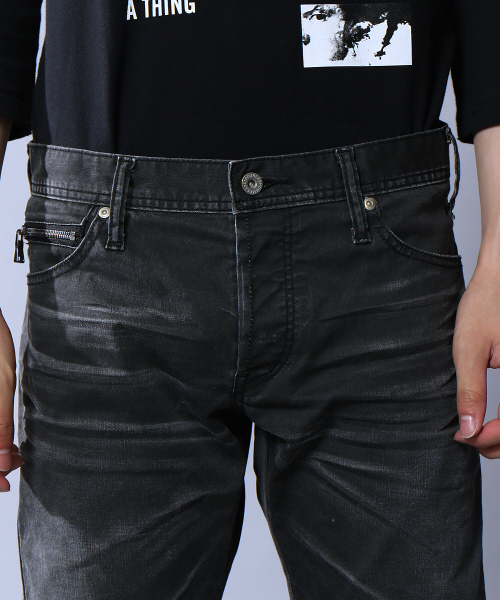 5351 POUR LES HOMMES（ゴーサンゴーイチプールオム）の「ブラックコーティングストレッチチノパン（チノパンツ・メンズ・ブラック/ボルドー/カーキ・44/46/48/50）」の17枚目の写真