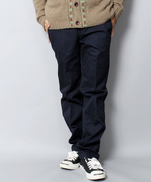 Dickies（ディッキーズ）の「ヘビーコットンツイルチノパンツ（チノパンツ・メンズ・ベージュ/ネイビー・MEDIUM/LARGE）」の2枚目の写真