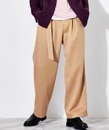 STUDIOUS HIGH | ホイップドスキンベルテッドワイドパンツ　(その他パンツ)