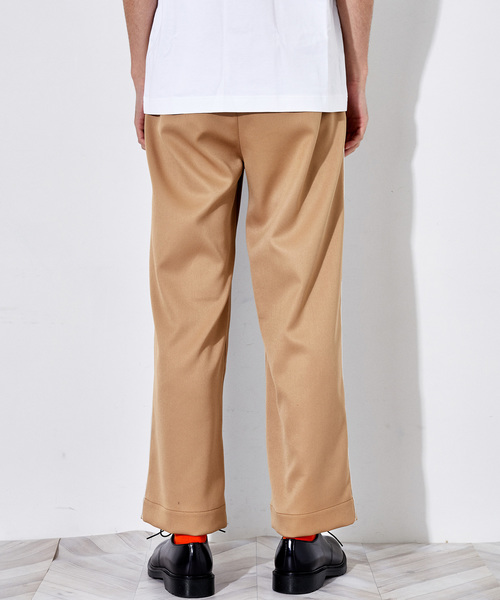 STUDIOUS HIGH（ストゥディオスハイ）の「ホイップドスキンベルテッドワイドパンツ　（その他パンツ・メンズ・ブラウン/ベージュ/ブラック・1/2）」の7枚目の写真