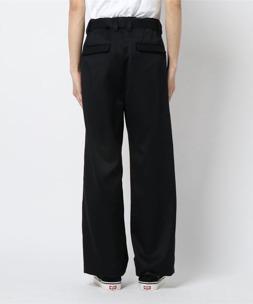 STUDIOUS HIGH（ストゥディオスハイ）の「ホイップドスキンベルテッドワイドパンツ　（その他パンツ・メンズ・ブラウン/ベージュ/ブラック・1/2）」の14枚目の写真