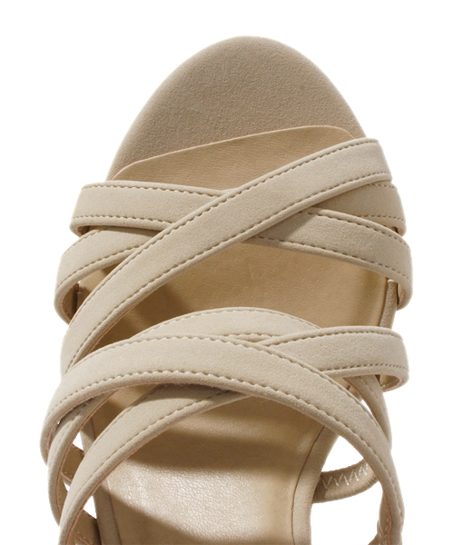 CIAOPANIC(チャオパニック)の「【Ciaopanic】ペールトーンストラップサンダル(サンダル・レディース・ベージュ/ベビーピンク/サックスブルー・22.5cm/23.5cm/24.5cm)」の6枚目の写真