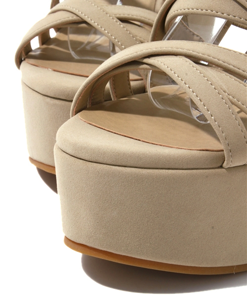 CIAOPANIC(チャオパニック)の「【Ciaopanic】ペールトーンストラップサンダル(サンダル・レディース・ベージュ/ベビーピンク/サックスブルー・22.5cm/23.5cm/24.5cm)」の12枚目の写真