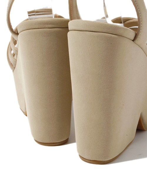 CIAOPANIC(チャオパニック)の「【Ciaopanic】ペールトーンストラップサンダル(サンダル・レディース・ベージュ/ベビーピンク/サックスブルー・22.5cm/23.5cm/24.5cm)」の8枚目の写真