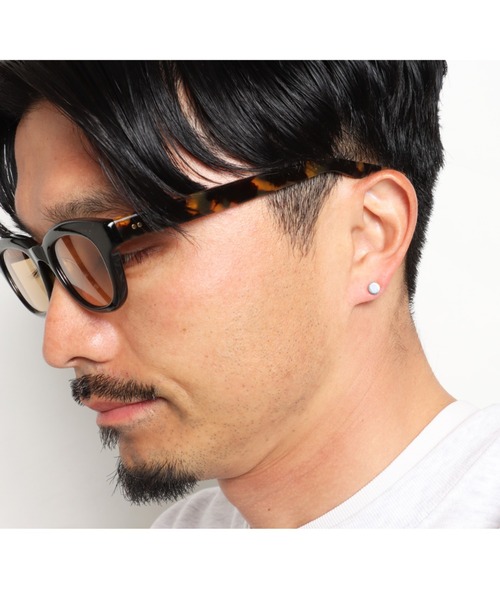 VIVIFY ピアス/M/アラベスク/k18ゴールドポスト/ゴールドダスト ピアス/フープ(S)/アラベスク/ヘビー/K18ゴールドポスト
