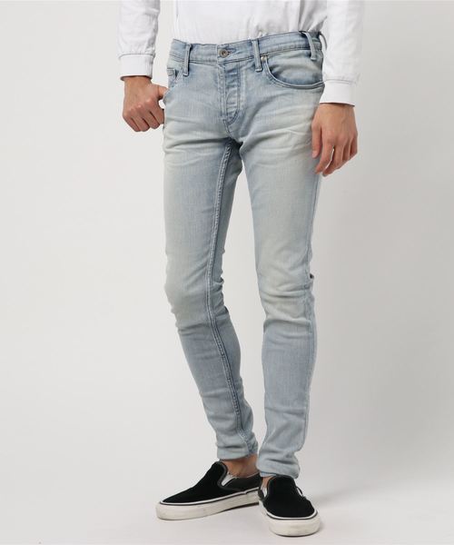 5351 POUR LES HOMMES(ゴーサンゴーイチプールオム)の「【ストレッチ抜群の定番デニム】ハイパワーストレッチスキニーデニム(デニムパンツ・メンズ・ブラック/インディゴブルー/ブルー/ライトブルー・44/46/48/50)」の20枚目の写真
