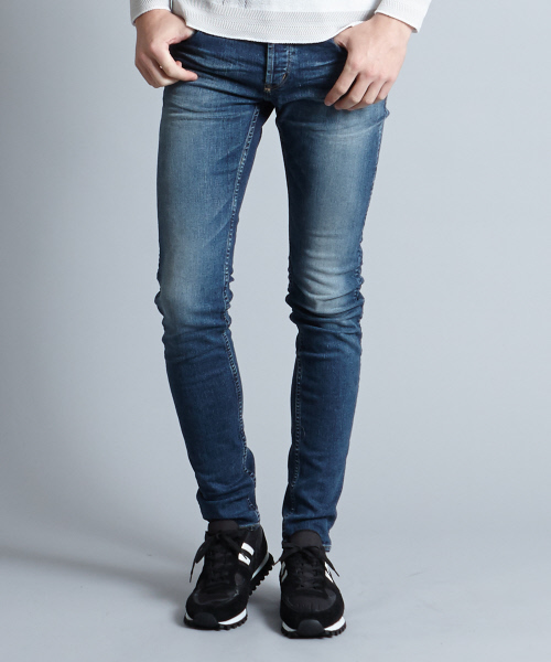 5351 POUR LES HOMMES(ゴーサンゴーイチプールオム)の「【ストレッチ抜群の定番デニム】ハイパワーストレッチスキニーデニム(デニムパンツ・メンズ・ブラック/インディゴブルー/ブルー/ライトブルー・44/46/48/50)」の19枚目の写真