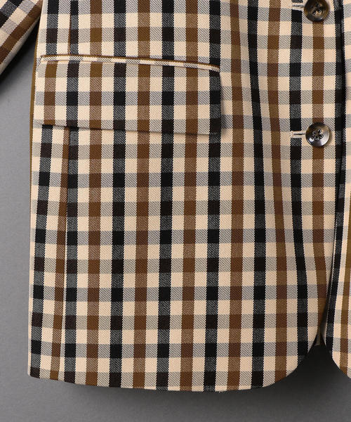 6（ロク）の「＜6(ROKU)＞CHECK TAILORED JACKET/ジャケット
