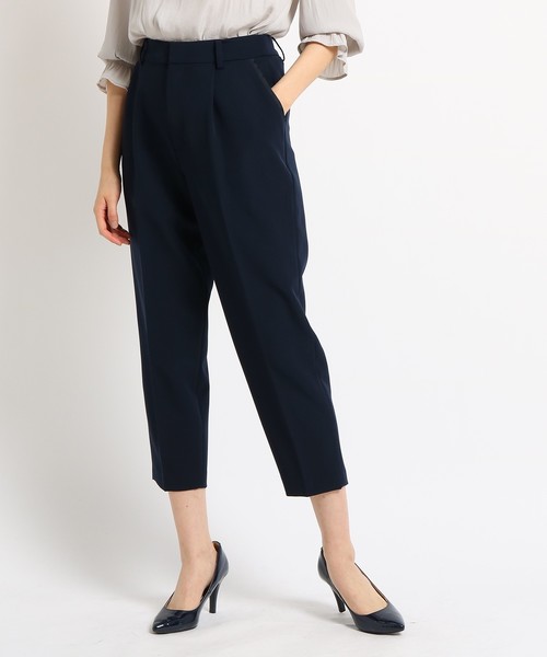 Sunauna(スーナウーナ)の「【洗える】ストレッチテーパードパンツ(その他パンツ・レディース・サンドベージュ/ネイビー・34/36/38/40)」の3枚目の写真