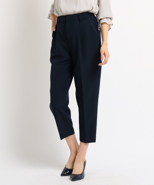Sunauna(スーナウーナ)の「【洗える】ストレッチテーパードパンツ(その他パンツ・レディース・サンドベージュ/ネイビー・34/36/38/40)」の4枚目の写真
